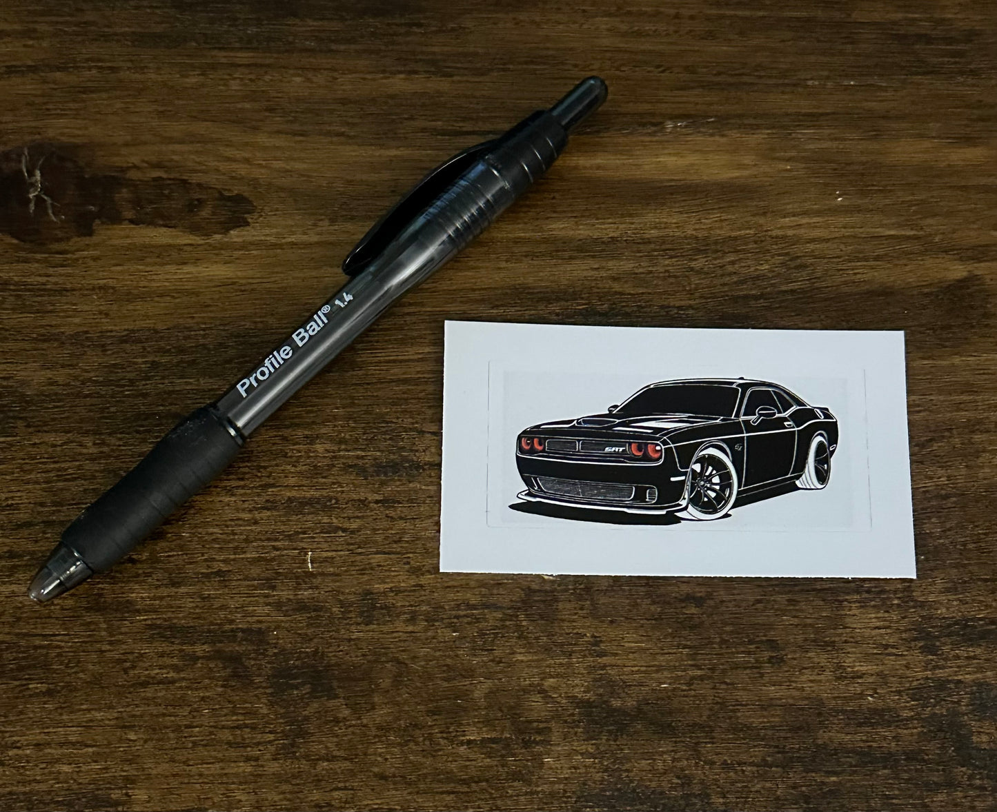 Black Hellcat Sticker