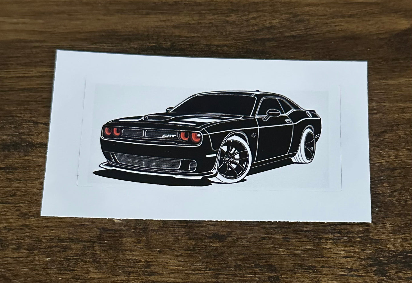 Black Hellcat Sticker