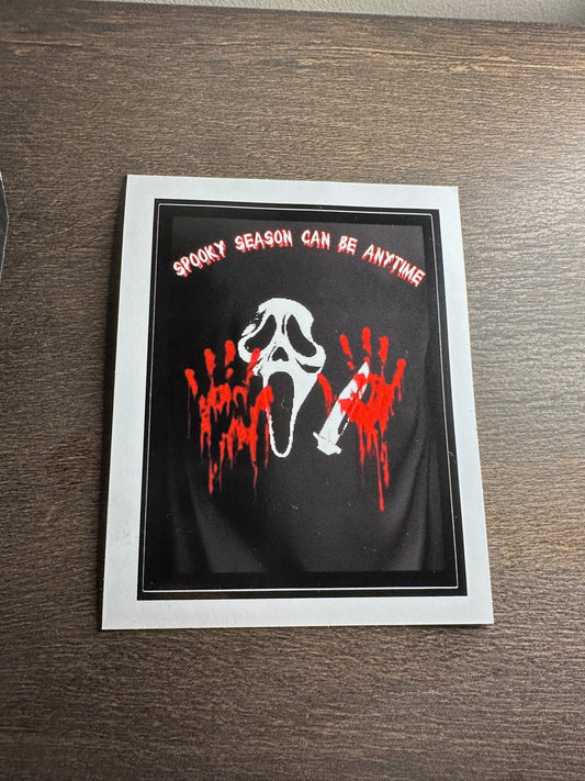 Spooky Season can be anytime sticker